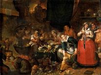 Man Having to Choose between the Virtues and Vices-Frans II Francken-Giclee Print