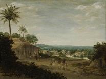 An Extensive Landscape in Brazil with the Portuguese Residence, the Church and the Casa-Grande,…-Frans Jansz Post-Giclee Print