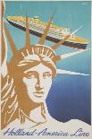 Holland America Lines Poster-Frans Mettes-Framed Giclee Print
