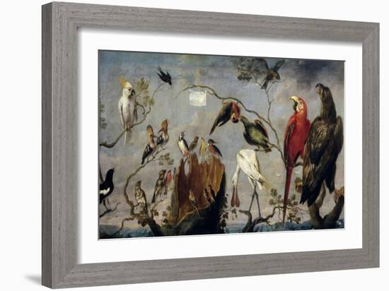 Frans Snyders / Concert of the Birds, 17th century-Frans Snyders-Framed Giclee Print