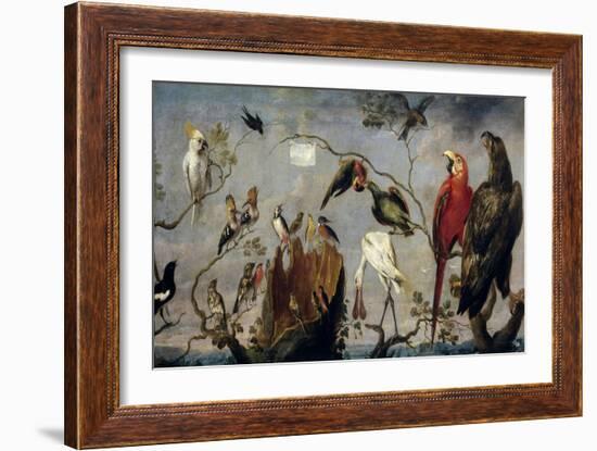Frans Snyders / Concert of the Birds, 17th century-Frans Snyders-Framed Giclee Print