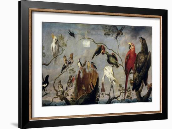 Frans Snyders / Concert of the Birds, 17th century-Frans Snyders-Framed Giclee Print