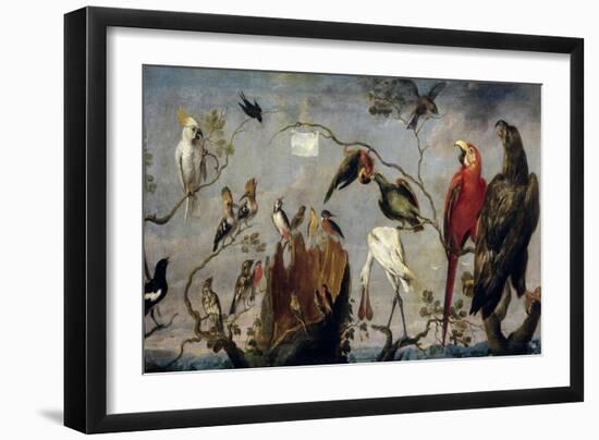 Frans Snyders / Concert of the Birds, 17th century-Frans Snyders-Framed Giclee Print