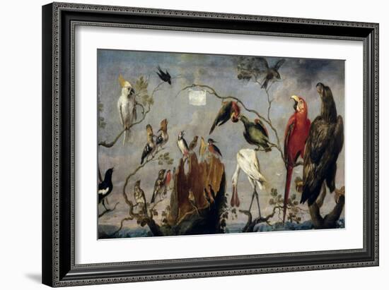 Frans Snyders / Concert of the Birds, 17th century-Frans Snyders-Framed Giclee Print