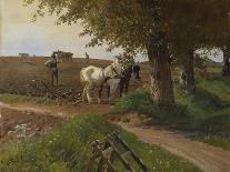 The Ploughman, 1880-Frants Henningsen-Framed Giclee Print
