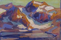 Jeweled Colored Hills-Franz Bischoff-Art Print