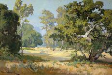 Oaks and Sycamores-Franz Bischoff-Art Print