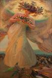 The Angel of the Birds, 1910 (Oil on Canvas)-Franz Dvorak-Giclee Print
