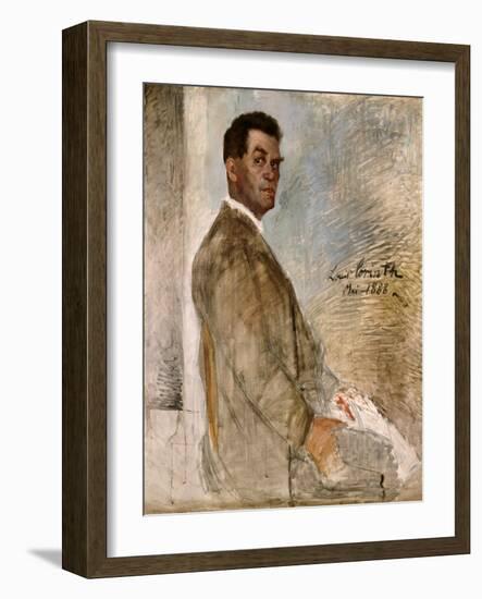 Franz Heinrich Corinth, the Artist's Father, 1888-Lovis Corinth-Framed Giclee Print