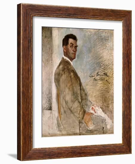 Franz Heinrich Corinth, the Artist's Father, 1888-Lovis Corinth-Framed Giclee Print