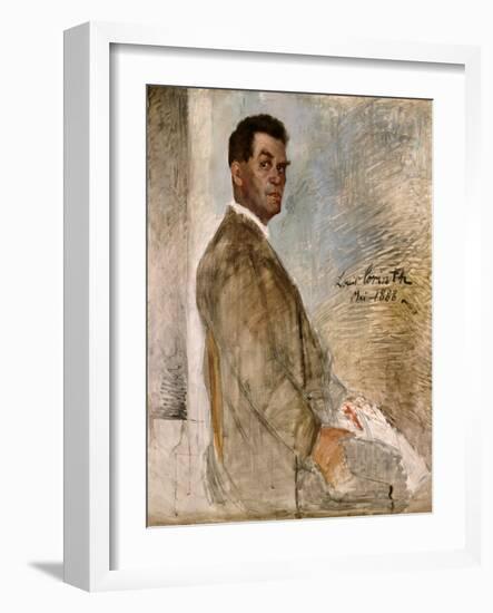 Franz Heinrich Corinth, the Artist's Father, 1888-Lovis Corinth-Framed Giclee Print