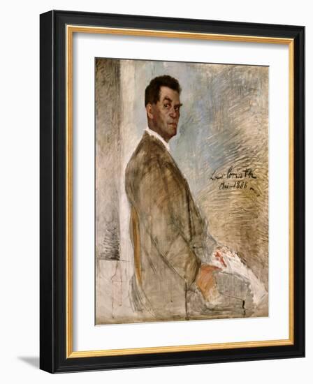 Franz Heinrich Corinth, the Artist's Father, 1888-Lovis Corinth-Framed Giclee Print