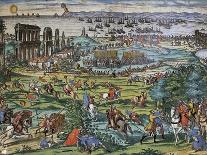 Charles V's Army Against Tunis, 1535-Franz Hogenberg-Framed Giclee Print
