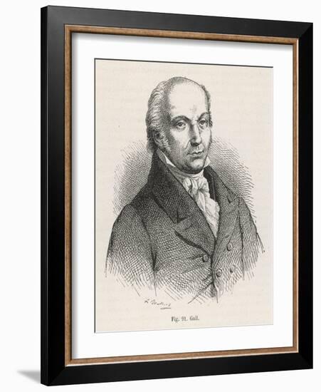 Franz Josef Gall Founder of Phrenology-null-Framed Art Print