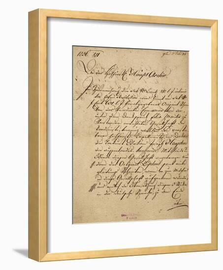 Franz Joseph Haydn's-null-Framed Giclee Print