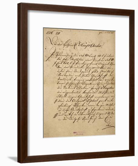 Franz Joseph Haydn's-null-Framed Giclee Print