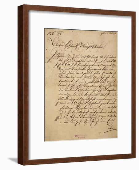 Franz Joseph Haydn's-null-Framed Giclee Print