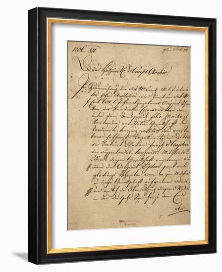 Franz Joseph Haydn's-null-Framed Giclee Print