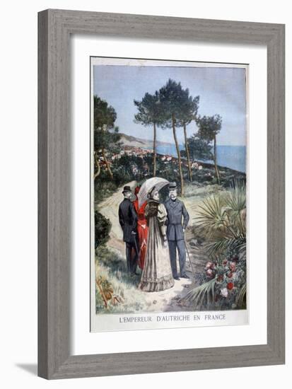 Franz Joseph I, Emperor of Austria, on a Visit to France, 1894-Jose Belon-Framed Giclee Print