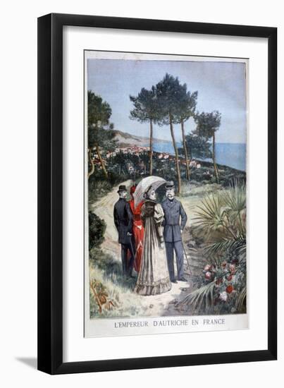 Franz Joseph I, Emperor of Austria, on a Visit to France, 1894-Jose Belon-Framed Giclee Print