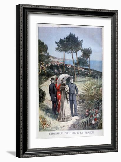 Franz Joseph I, Emperor of Austria, on a Visit to France, 1894-Jose Belon-Framed Giclee Print