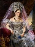 Portrait of Queen Frederica of Hanover, (1778-184), 19th Century-Franz Kruger-Framed Giclee Print