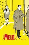 Men are Seen in the Plaza in Mele Fashion-Franz Laskoff-Framed Art Print