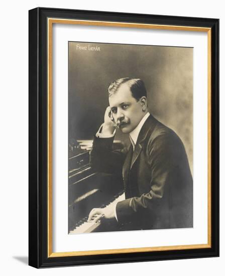 Franz Lehar Hungarian Composer and Conductor-null-Framed Photographic Print