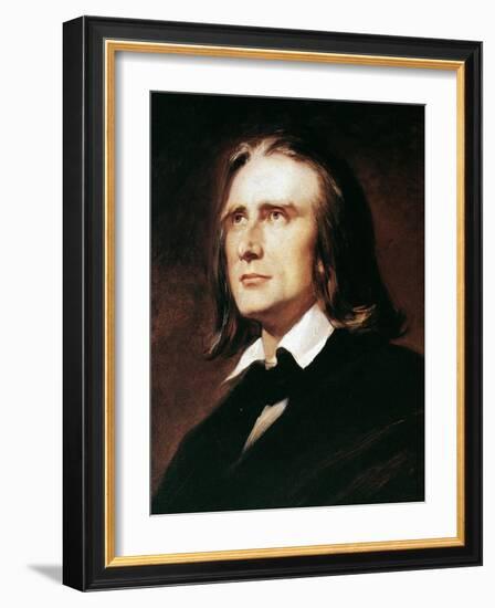 Franz Liszt (1811-1886)-Wilhelm Von Kaulbach-Framed Giclee Print