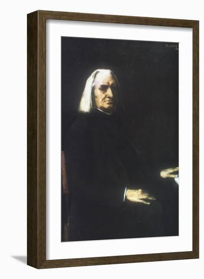 Franz Liszt, 1886-Mihaly Munkacsy-Framed Giclee Print