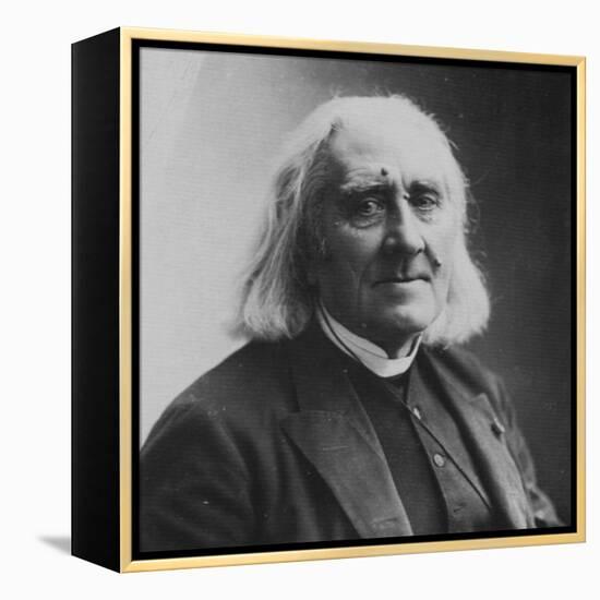 Franz Liszt, Hungarian Composer and Pianist, 1886-Felix Nadar-Framed Premier Image Canvas