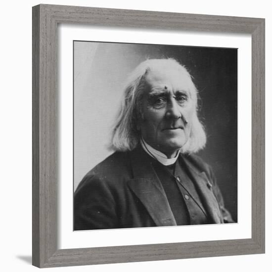 Franz Liszt, Hungarian Composer and Pianist, 1886-Felix Nadar-Framed Giclee Print