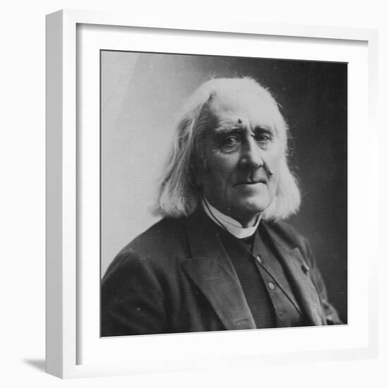 Franz Liszt, Hungarian Composer and Pianist, 1886-Felix Nadar-Framed Giclee Print