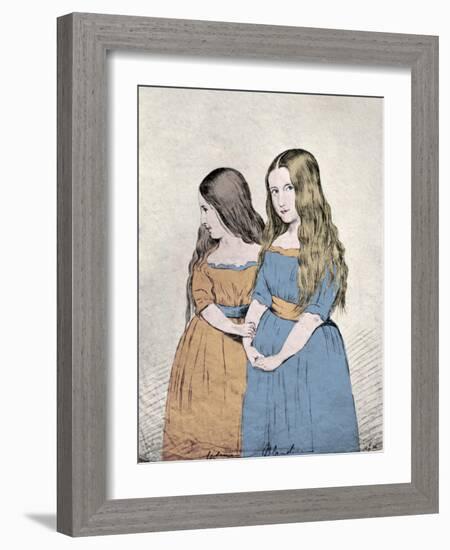 Franz Liszt 's children: Cosima-John Downman-Framed Giclee Print