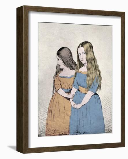 Franz Liszt 's children: Cosima-John Downman-Framed Giclee Print