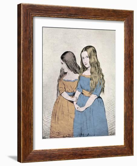 Franz Liszt 's children: Cosima-John Downman-Framed Giclee Print