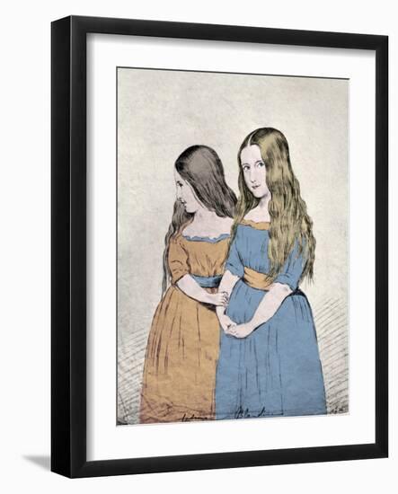 Franz Liszt 's children: Cosima-John Downman-Framed Giclee Print