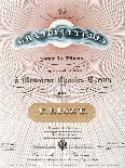 Title Page of Score for Mazurka Brillante for Piano-Franz Liszt-Giclee Print