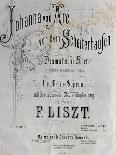 Title Page of Collection of Sonatas for Piano-Franz Liszt-Framed Giclee Print