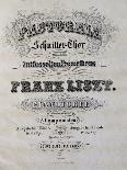Title Page of Score for Joan of Arc at Stake-Franz Liszt-Framed Giclee Print