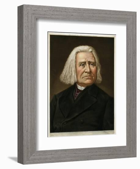 Franz Liszt-null-Framed Art Print