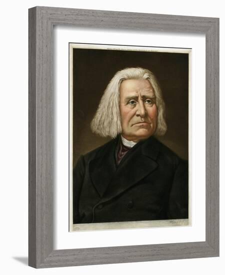 Franz Liszt-null-Framed Art Print