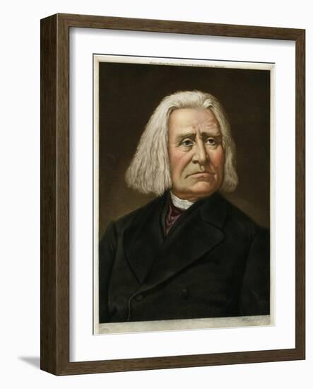 Franz Liszt-null-Framed Art Print