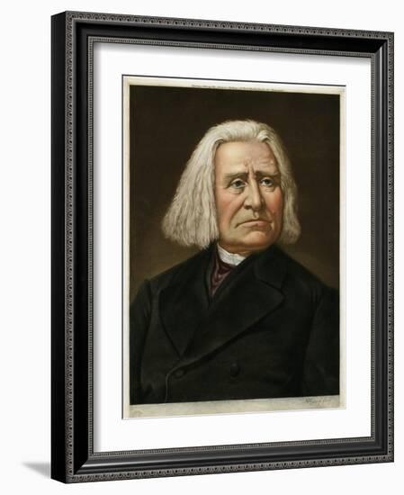 Franz Liszt-null-Framed Art Print