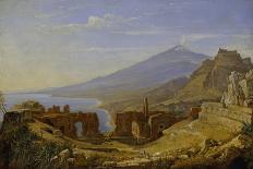 Blick vom Grab des Vergil auf die Stadt Neapel-Franz Ludwig Catel-Giclee Print