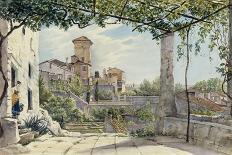 Blick vom Grab des Vergil auf die Stadt Neapel-Franz Ludwig Catel-Giclee Print