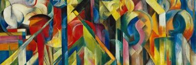 Tower of the Blue Horses, 1913 (Postcard to Else Lasker-Schueler)-Franz Marc-Giclee Print