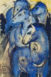 Big Blue Horses-Franz Marc-Giclee Print