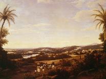 Brazilian Landscape with Plantation, Brazil-Franz Poledne-Giclee Print