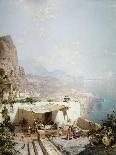 Gulf of Salerno, Amalfi-Franz Richard Unterberger-Framed Giclee Print